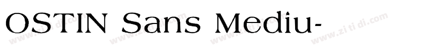OSTIN Sans Mediu字体转换 OSTIN Sans Mediu字体转换